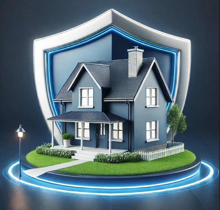 Home and auto protection concept representing Nationwide Insurance coverage plans